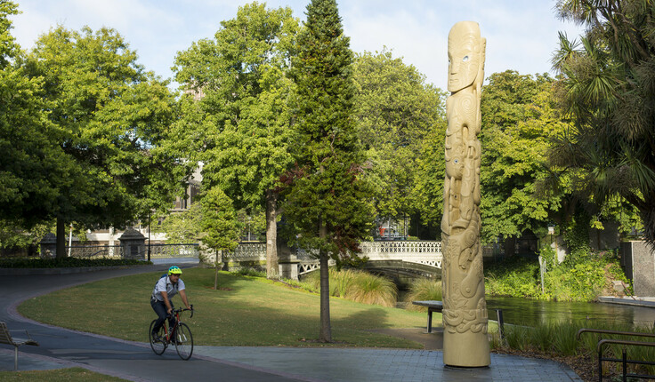 Shared space in Victoria Square. Photography Sarah Rowlands for Boffa Miskell.