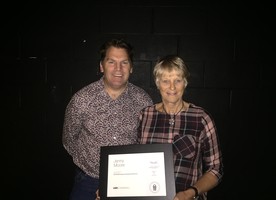 Jenny Moore with Shannon Bray (NZILA President)