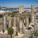 Tank Park is conceptually and physically complimentary and contrasting to Silo Park.