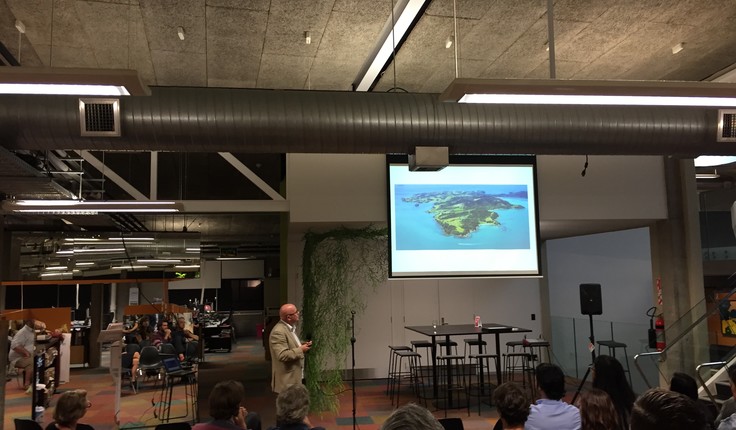 Dennis Scott presents the Enduring Landscape winning project - Waiheke Island Western Entrance Headland Landscape