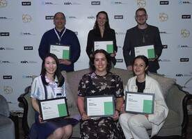 Back left to right: Rangitahi Kawe, Sophie Fisher, Simon Button
Bottom left to right: Zoe Du, Monica Bainbridge, Vina Quartermain