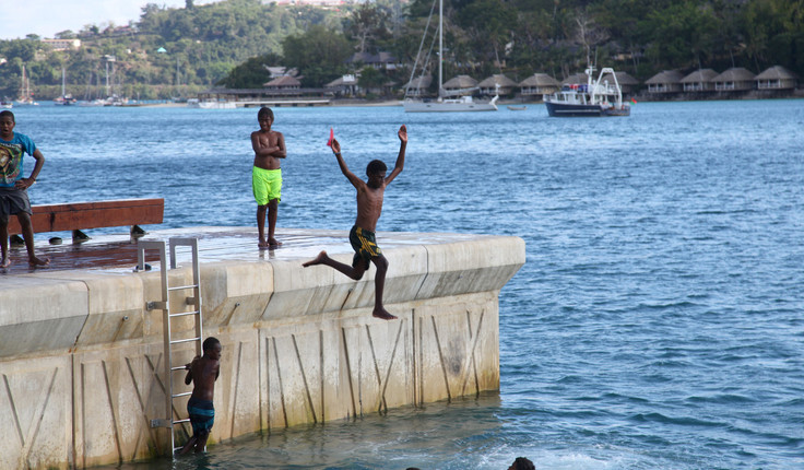 Vanuatu’s rejuvenated seafront and portside precinct is full of amenities for tourists and locals alike to enjoy, including improved access to the sea.