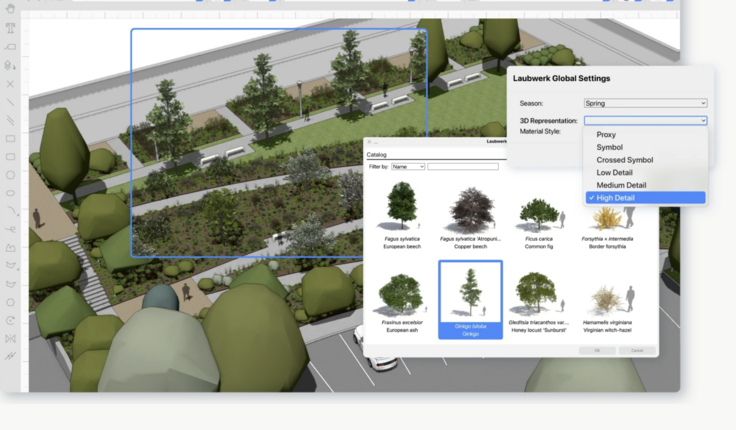 LANDSCAPE - The industry-leading BIM solution for landscape design and planning from Vectorworks.