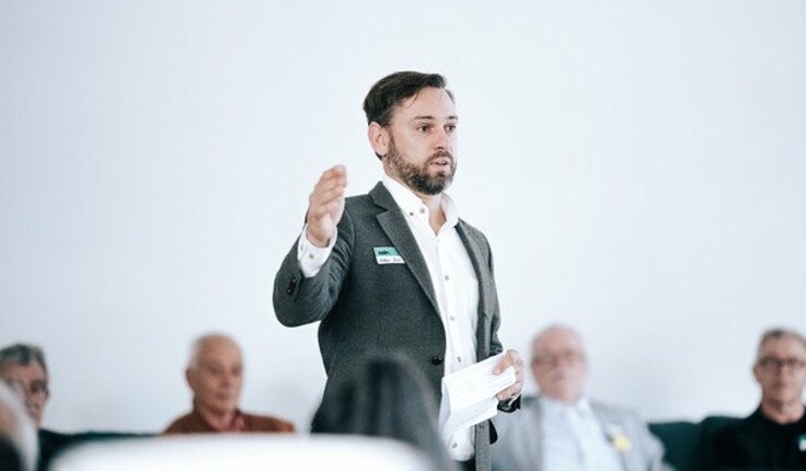Isthmus’ Matt Jones was MC for the launch event.