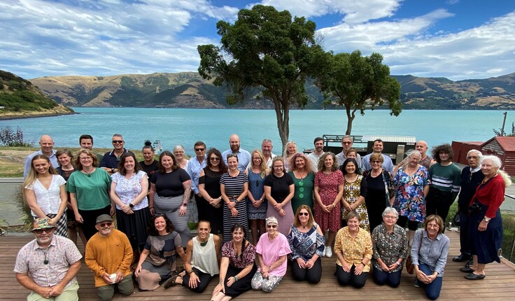 Attendees at Te Kori a te Kō shared ideas about working collaboratively to build a more resilient future. The three-day event was hosted by Ōnuku Rūnanga in January.
