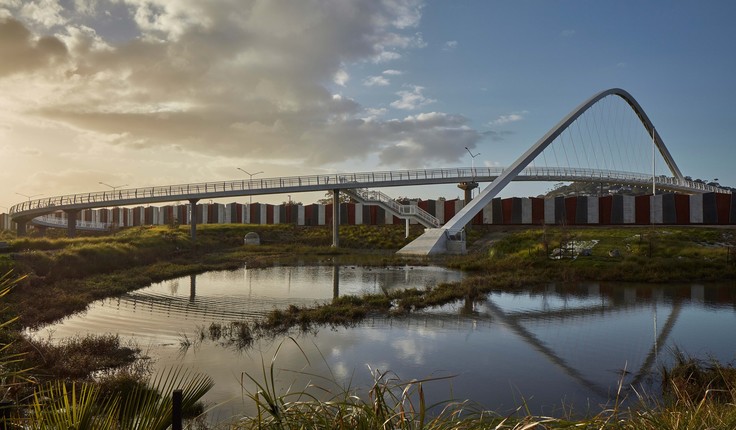 Te Whitinga Footbridge.