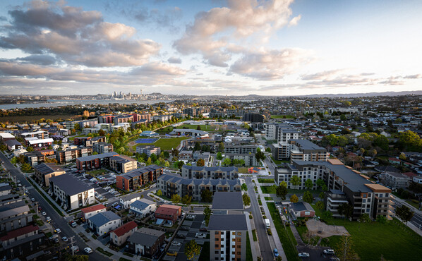 Just five kilometres over the harbour bridge from the city centre of Tāmaki Makaurau a once-dormant suburb has been reawakening through a design-led approach to community regeneration.