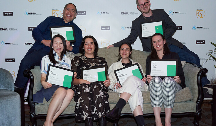 Newly Registered NZILA members at the 2022 Presidents Welcome Function having just received their certificates.