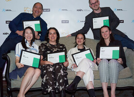Newly Registered NZILA members at the 2022 Presidents Welcome Function having just received their certificates.