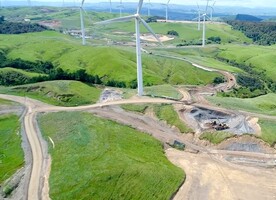 Te Ahu a Turanga through Meridian Te Āpiti wind farm. Photo Credit: Waka Kotahi NZTA.