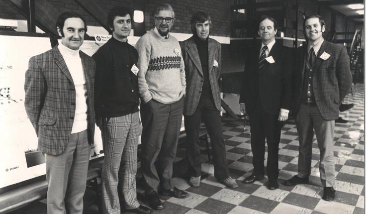 Members of the first NZILA Executive at the inaugural NZILA conference, Lincoln College, 1974 (L to R: Robin Gay; Frank Boffa; Charlie Challenger; Tony Jackman; George Malcolm; Neil Aitken. Earl Bennett is absent from this picture.)

All figures courtesy of Lincoln University Living Heritage Tikaka Tuku Iho.