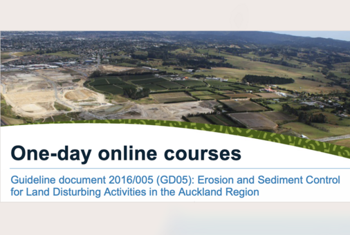 Erosion and sediment control for land disturbing activities