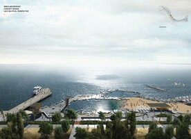 The LandLab masterplan includes a sea pool.
