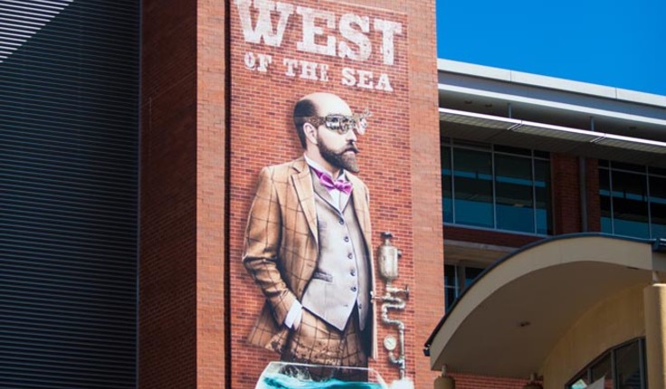 Fish Lane is punctuated by 35 artworks