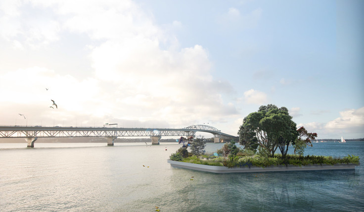 LandLAB’s design allows for several islands that can be towed around the harbour and used for different purposes.