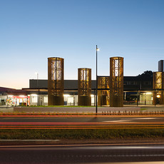 Leith Place looks to provide a flexible, visually interesting space visible from the state highway to entice motorists to stop and take a break.