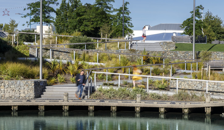 The aim of the park was to reconnect locals with the river. Access had previously been cut off. 
Photo by: Virginia Woolf