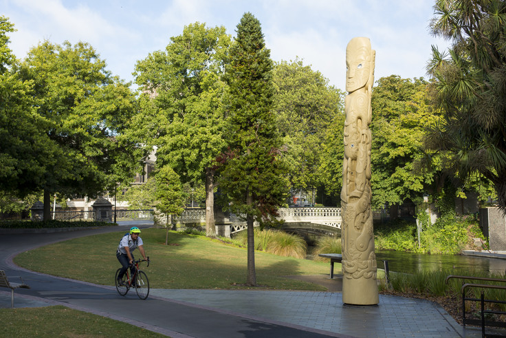 Shared space in Victoria Square.
Photography Sarah Rowlands for Boffa Miskell.