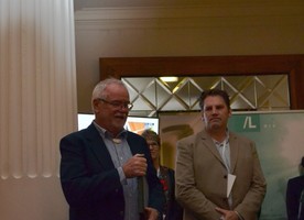 Alan Titchener with Shannon Bray (NZILA President)