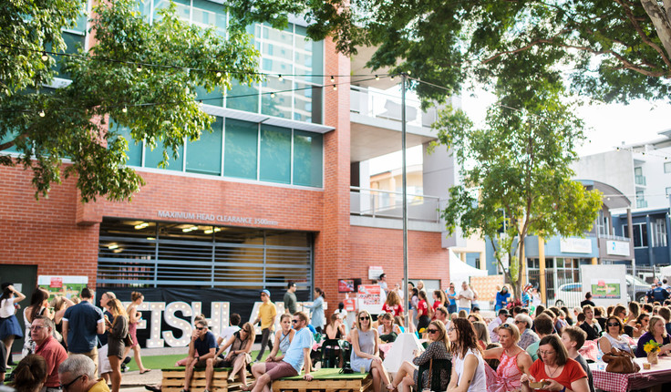 Fish Lane is an escape for curious pedestrians, hungry workers, and art purveyors to explore