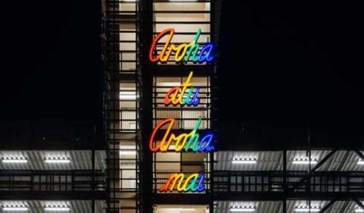 I Love You / Aroha atu, Aroha mai by Lonnie Hutchinson. Image credit - David St George