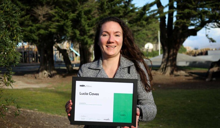Lucia Caves from Lincoln University has been awarded the 2022 NZILA Vectorworks Landmark Student Scholarship.