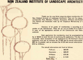 A 1973 NZILA membership letter.