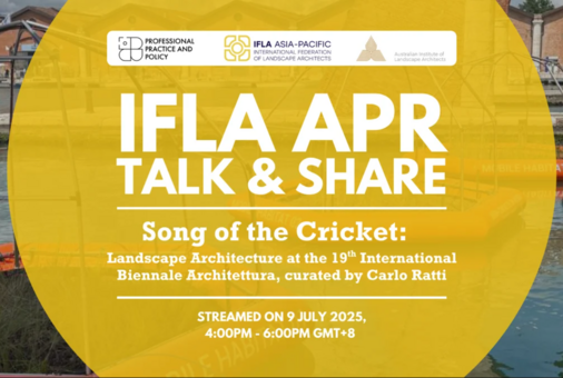 Revisiting IFLA APR Talk & Share: An Architizer A+Awards Finalist Feature